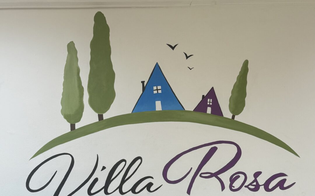 Villa Rosa Logo Mural